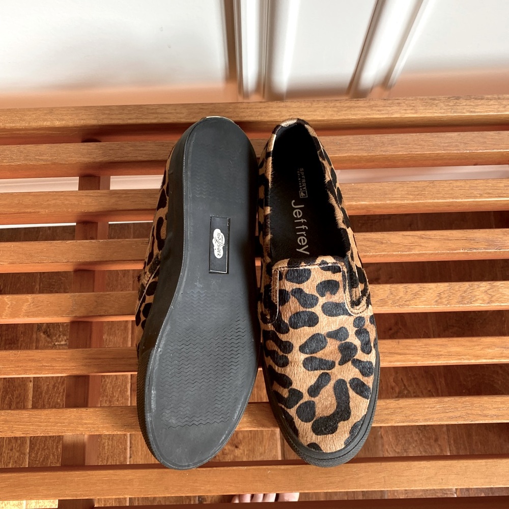 Sperry Top Siders, Jeffery in leopard.